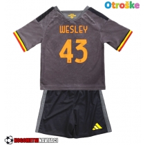 Otroške Nogometnih dresov AS Roma Wesley Franca #43 Tretji 2026-27 Kratki rokavi (+ hlače)